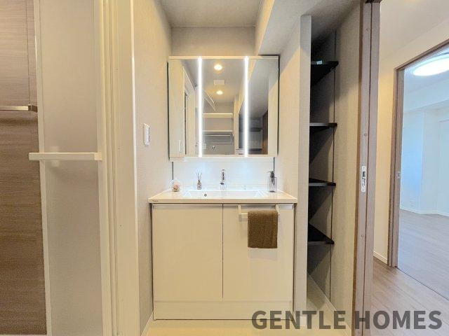 エバーライフ箱崎第2の独立洗面台|同社施工例の写真