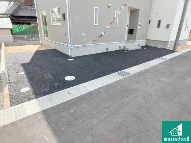明石市大久保町谷八木　第6期　新築一戸建ての駐車場|駐車スペース！散水栓があるので、こまめに愛車を洗えます！