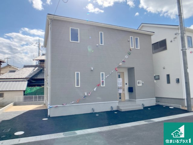 明石市大久保町谷八木　第6期　新築一戸建ての外観|安心の10年保証！外観を美しく保ち、雨水で汚れを落とします！気になることがありましたら、お気軽にお問い合わせください！