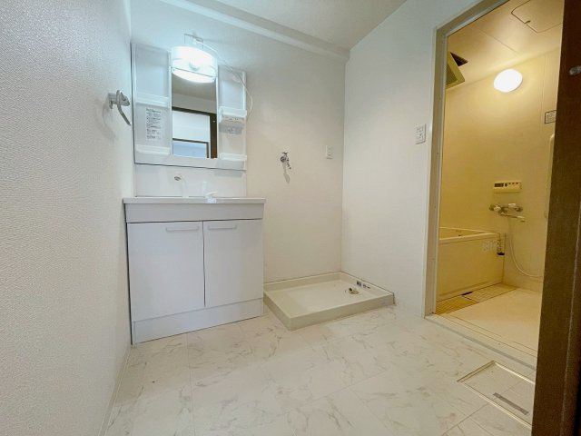 鈴彩館の洗面所