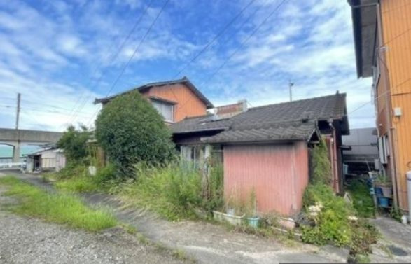 都城市平江町の売地の外観