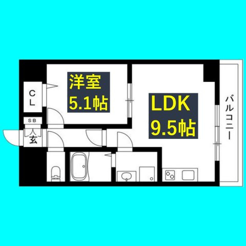サンマール金山南の間取り