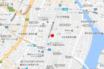 【地図】 | ザ・パークハウス築地入船
