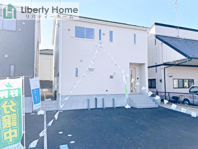 龍ケ崎市城ノ内第9　新築戸建　1号棟の外観|ご予約をいただければ、『平日の空いた時間』『周辺物件まとめて見たい』『1件だけ見たい』ももちろん可能です♪
お気軽にお問合せください♪