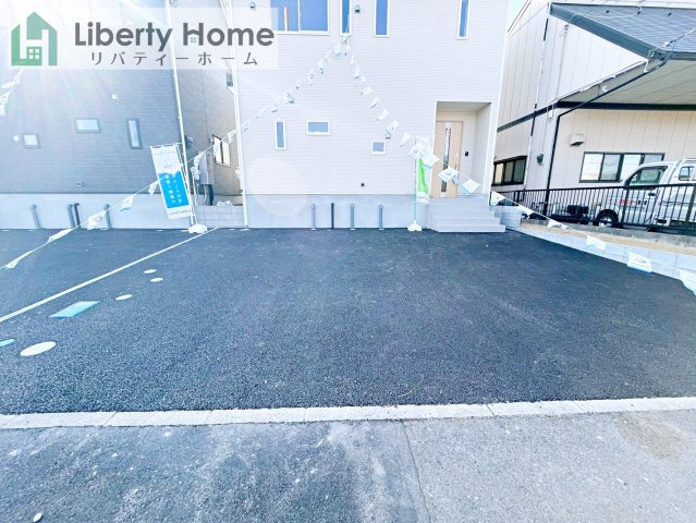 龍ケ崎市城ノ内第9　新築戸建　1号棟の駐車場
