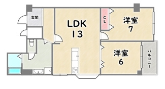 【間取り】 | 西京極大門ハイツ