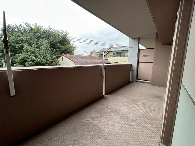 モントーレ久留米セントラルパークのバルコニー|外からの目が気にならないバルコニーで洗濯物が干せます