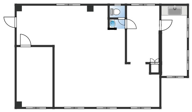 伊藤ビルの間取り|2階部分