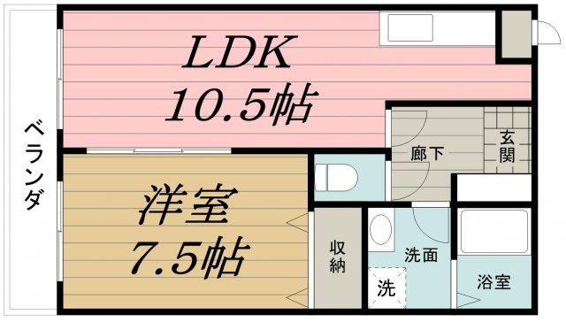 エターナⅠの間取り