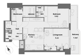 【間取り】 | ライオンズマンション津田沼