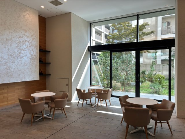 ドレッセＷＩＳＥたまプラーザＢ棟のロビー|ラウンジ