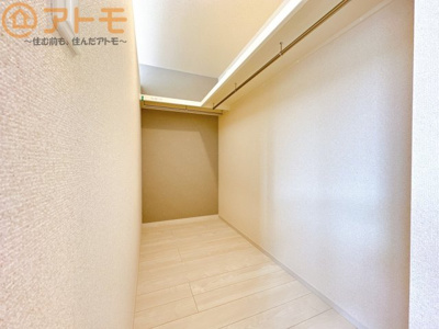 【収納】 | 駿河区向敷地四丁目4期　新築戸建　6号棟 | 収納家具を減らせる容量の大きなクローゼット♪