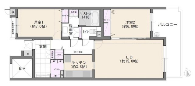 【間取り】 | 〇●パシフィックガーデン茅ヶ崎 A棟●〇