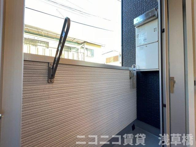 Grande本八幡のバルコニー