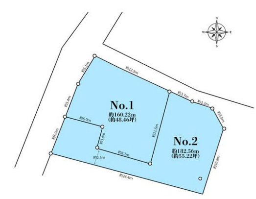高座郡寒川町小谷1丁目　建築条件無し　売地　区画1