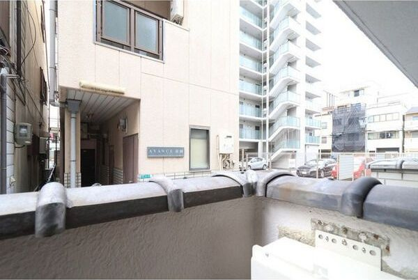 ノーブルハイム高尾のバルコニー