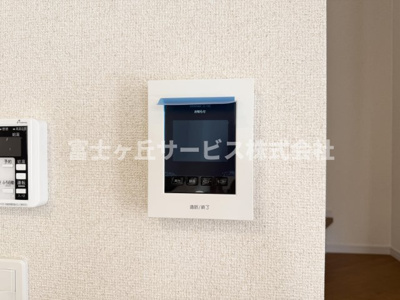 【セキュリティ】 | 静岡市駿河区向敷地4丁目 4期 新築一戸建て 7号棟 | 来客の際、顔が見えて安心です