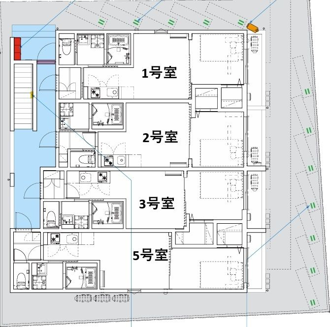 robot home 下総中山の区画図