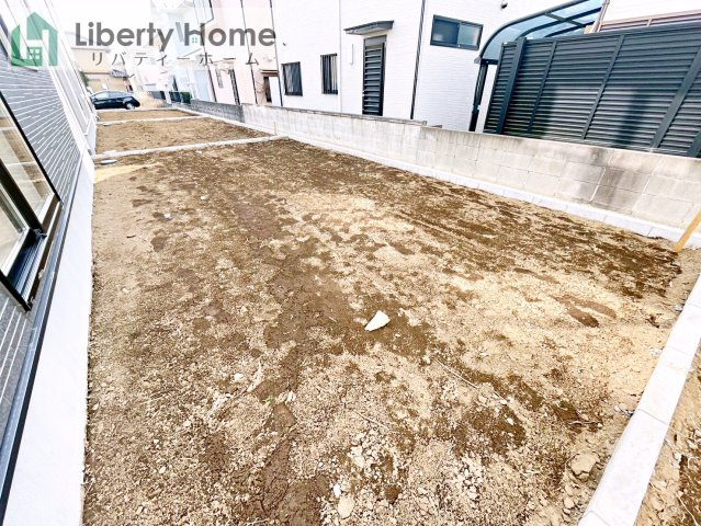 龍ケ崎市城ノ内第9　新築戸建　2号棟の庭