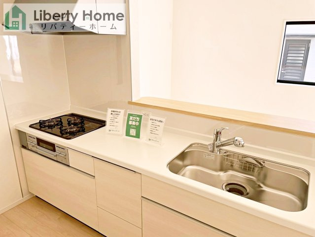 龍ケ崎市城ノ内第9　新築戸建　2号棟のキッチン