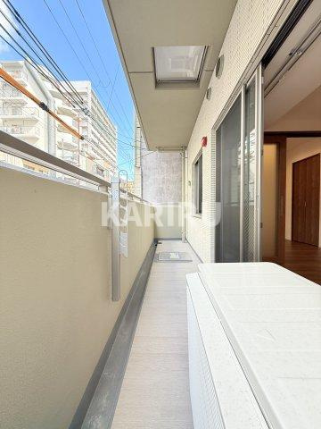 LAZO内久宝寺のバルコニー