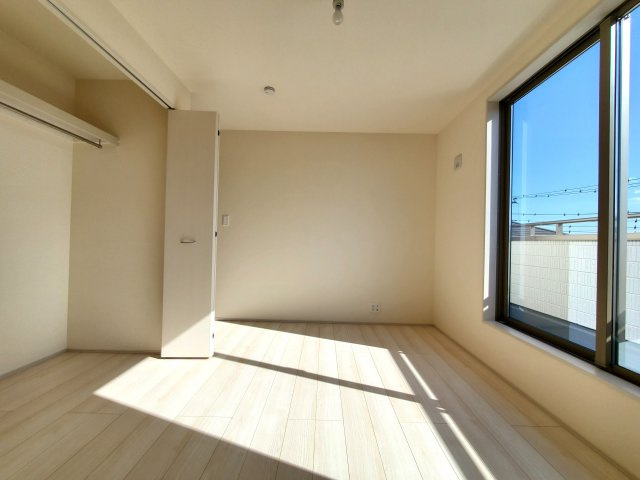 三郷市　天神1丁目　新築戸建　全1棟の寝室|施工例です