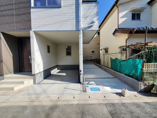 三郷市　天神1丁目　新築戸建　全1棟の居間・リビング|施工例です