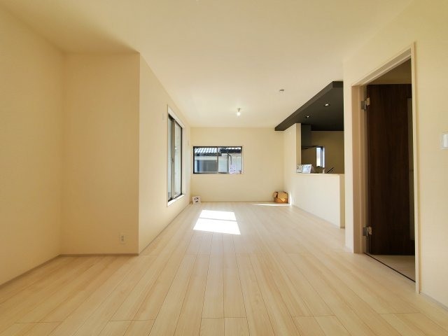 三郷市　天神1丁目　新築戸建　全1棟の居間・リビング|施工例です