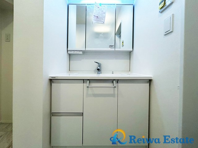 新築戸建　茅ヶ崎市南湖3丁目の独立洗面台