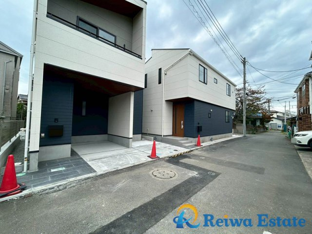 新築戸建　茅ヶ崎市南湖3丁目の前面道路含む現地写真