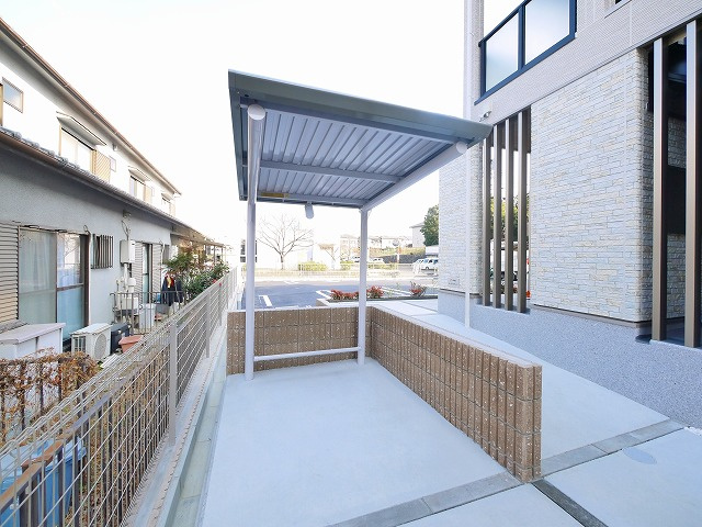 ブランドールαのその他共用部分|共用の駐輪場です