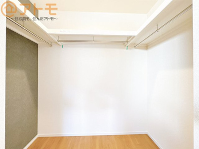 【収納】 | 駿河区向敷地四丁目4期　新築戸建　7号棟 | 収納家具を減らせる容量の大きなクローゼット♪