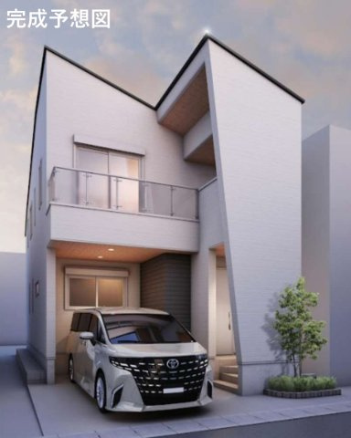 横浜市港北区新吉田東6丁目 新築戸建て【仲介手数料無料】の外観パース