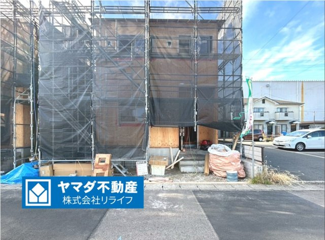 クワイエ　一宮市篭屋5丁目第3　全2区画分譲の外観|「現地（2025年11月7日）撮影」　
■外観写真　
■ヤマダ不動産　株式会社リライフ　