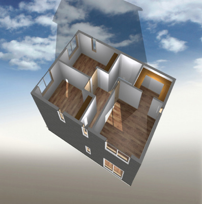 【外観パース】 | 玉造温泉駅前戸建賃貸