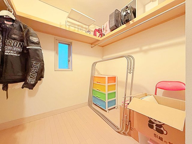 常総市内守谷町きぬの里　中古戸建の収納|２階は全居室収納スペースを設置！
充分な容量で居住空間もスッキリ♪