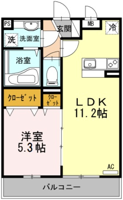カームコートの間取り