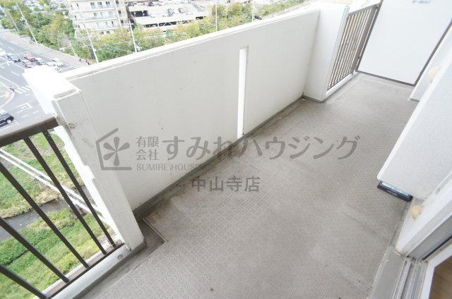 マイシティ伊丹壱番館のバルコニー