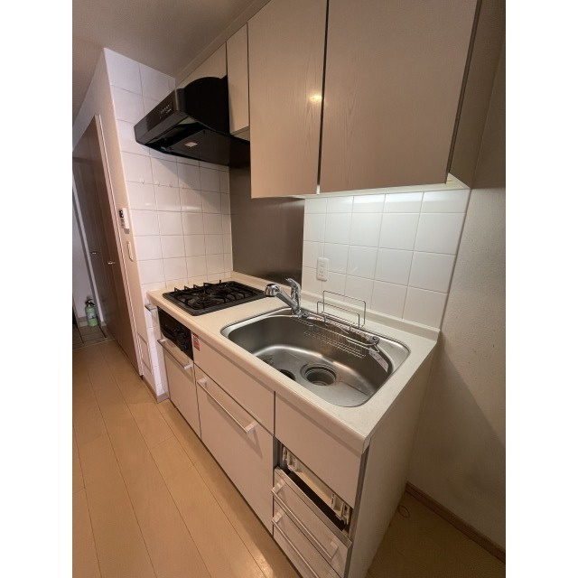 クオリア小石川のキッチン|ガスコンロ