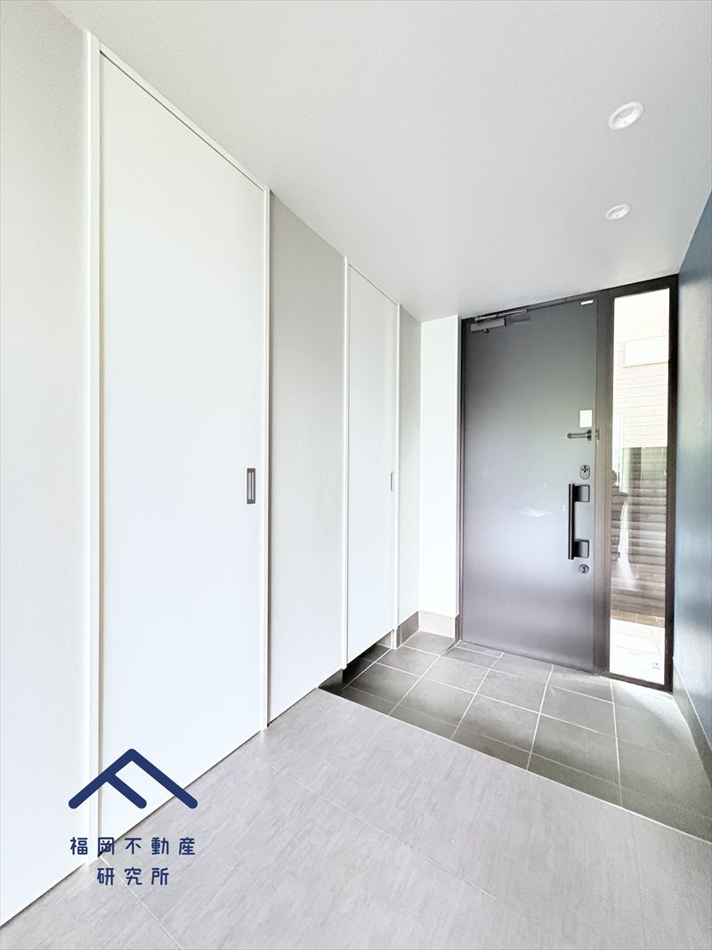 城南区南片江５丁目　戸建ての玄関