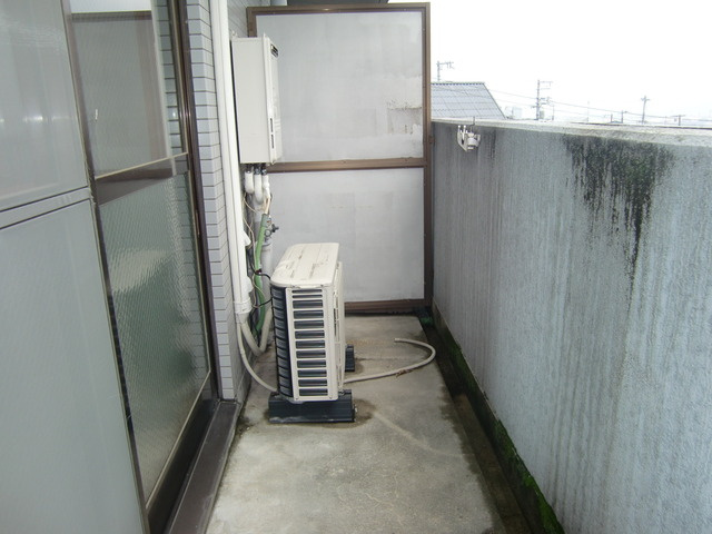 サンビルダー青谷のバルコニー