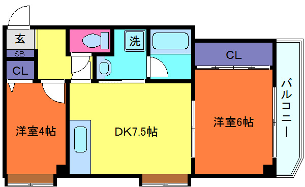 サンビルダー青谷の間取り
