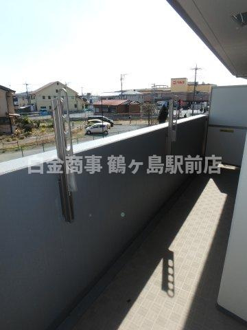 レーベンハイム坂戸フューレのバルコニー