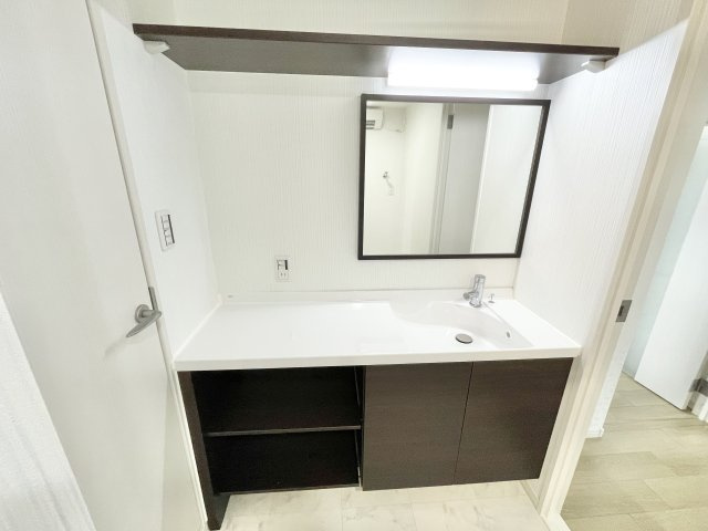 藤阪ハイツＤ６棟の独立洗面台