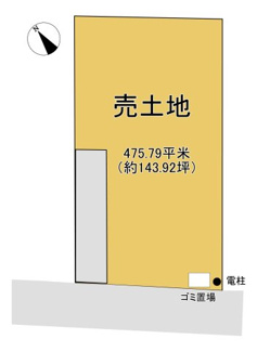 【土地図】 | 大津市南小松1172付近　売土地