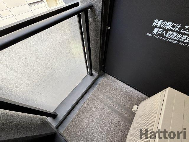 エトワール北新地のバルコニー