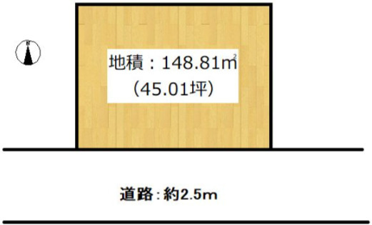 土地　柳川市　大和町豊原6-2の土地図