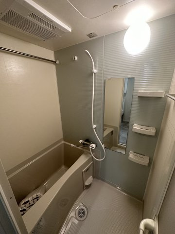 ベイルーム横須賀中央Ⅱの浴室|便利なシングルレバー付き！