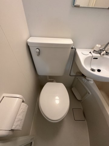 エルムハイツ追浜のトイレ|落ち着いた色調のトイレです