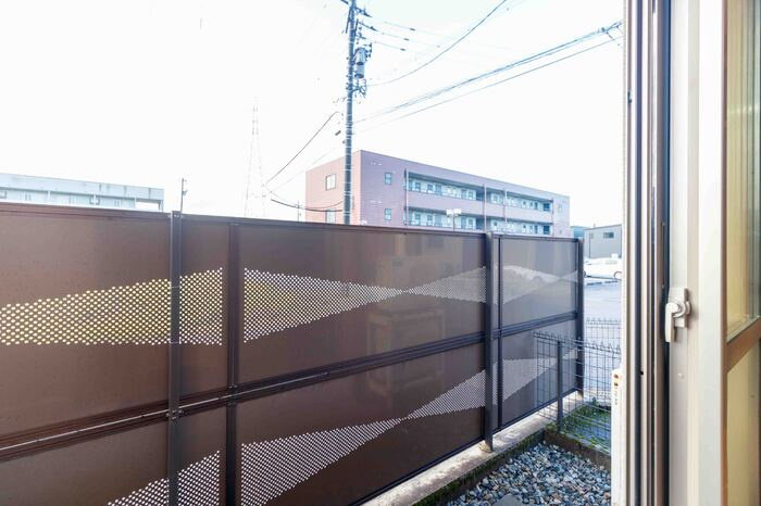 アンソレイユ　B棟のバルコニー